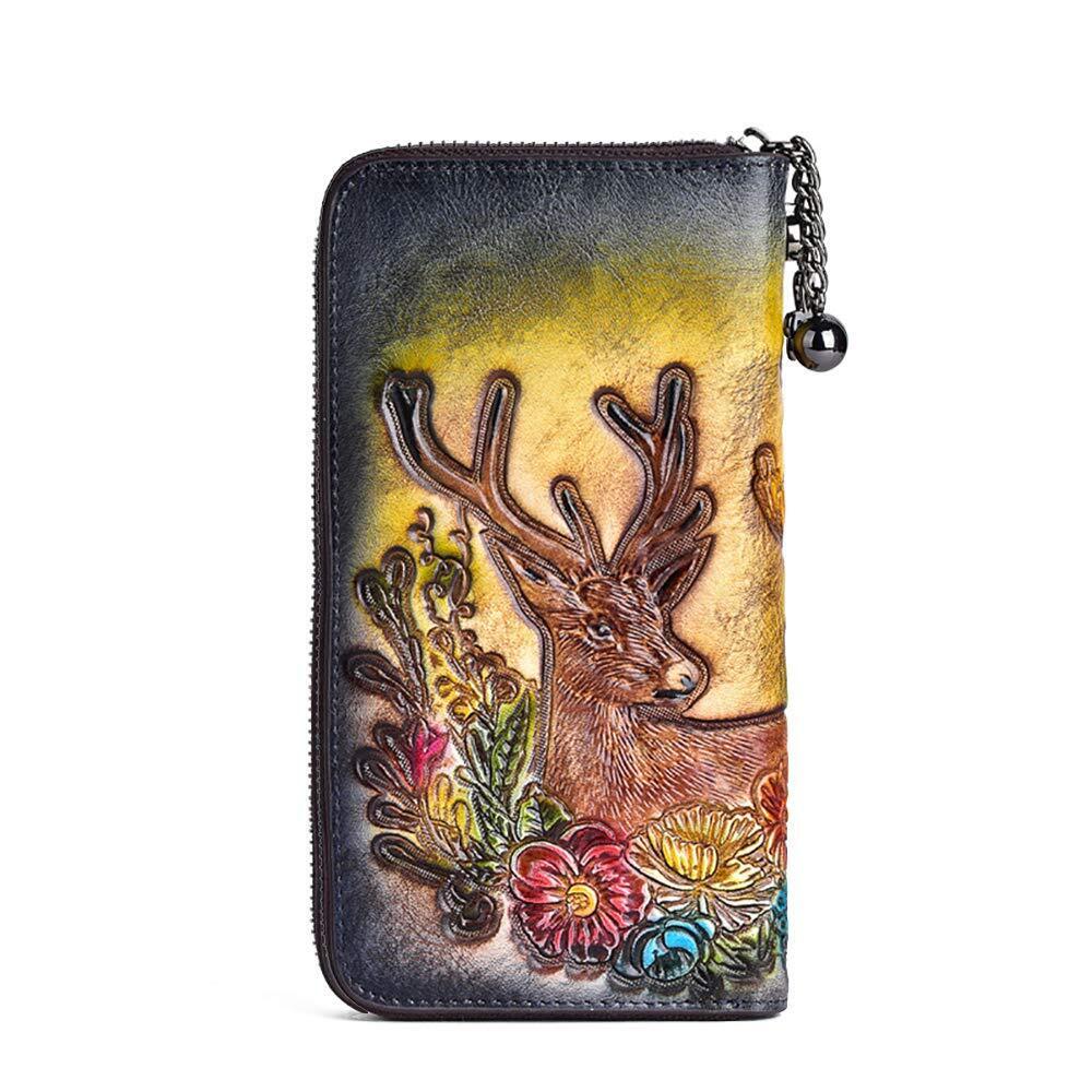 2985 Wallets Wallet Embossed Pattern Leather Clutch Wallets Card Holder